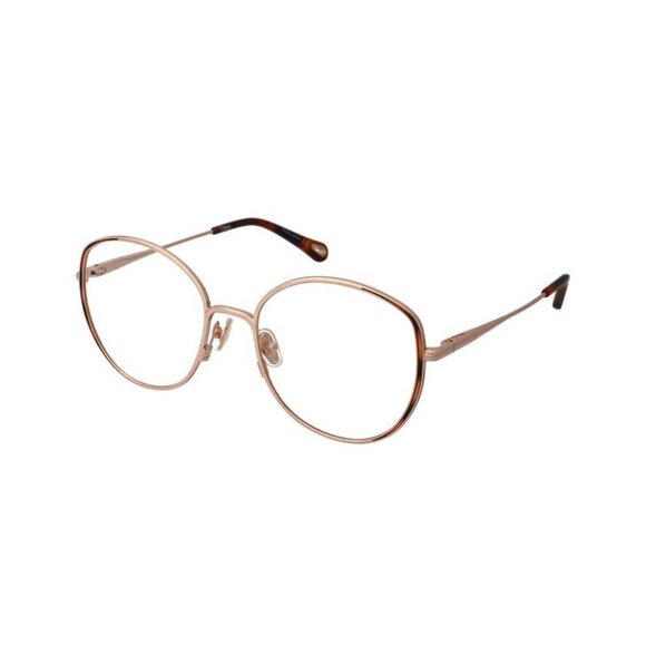 NEW CHLOE EYEGLASSES GOLD WOMEN EYEWEAR CHLOE CH0039O 002 - Picture 1 of 3